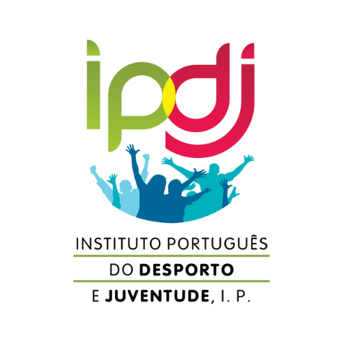 Logótipo oficial do Instituto Português do Desporto e Juventude, I.P. (IPDJ)